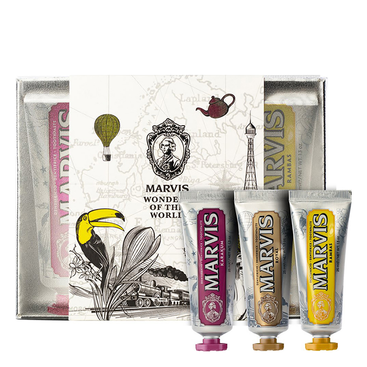 Marvis Wonders of the World - Toothpaste Flavour Collection (3x25ml)